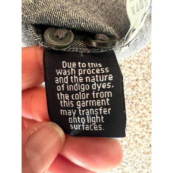 J.CREW Women's Keeper Denim Chambray Shirt, Button Down, Size 6, Classic, Cotton - Picture 8 of 11